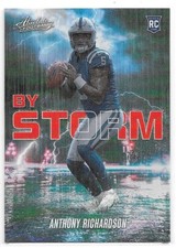 2023 Panini Absolute Anthony Richardson By Storm Orange /75 Rookie RC #BST-4