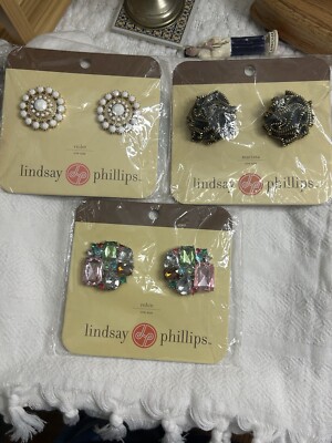 Set of 3 Lindsay Phillips Shoe Snaps NIB