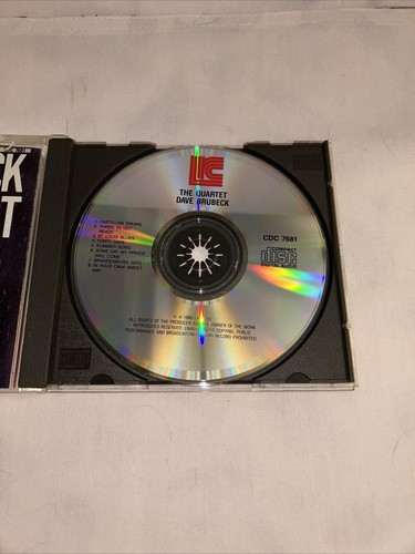 Dave Brubeck - The Quartet - Beautiful Like New Condition - Import - Rare - C10 - Picture 3 of 6