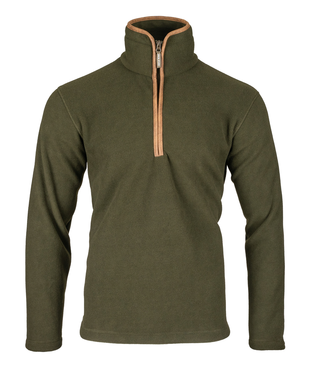 JACK PYKE Countryman Long Sleeve Thermal Fleece Pullover Dark Olive XXX-Large