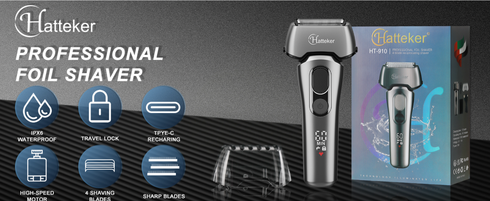 Men's Electric Foil Shaver Wet Dry Electric Razor | eBay