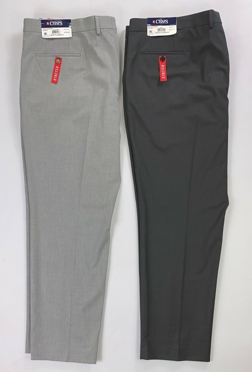 Men's Chaps Stretch Performance Series Suit Separate Dress Pants eBay