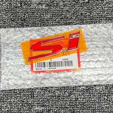 1pcs New Red Si Emblem For Honda Civic Si 2dr 4dr Trunk Rear Badge Sticker
