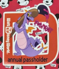 WALT Disney World magnet Passholder  Figment 2023