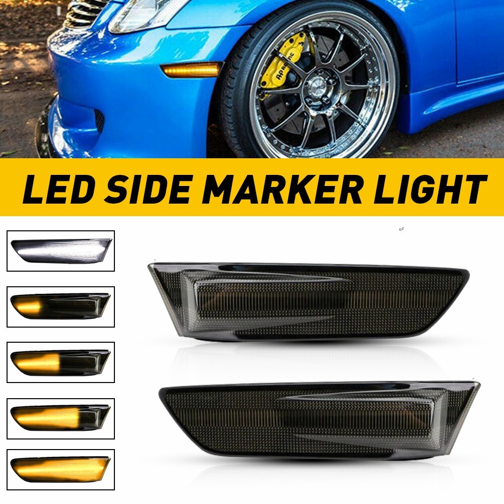 Sequential LED Side Signal Lights for 2002-2007 Nissan Skyline