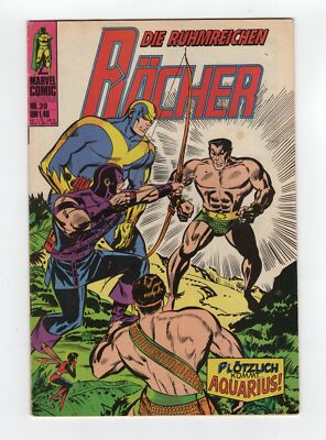 1967 MARVEL AVENGERS #40 SUB-MARINER 1ST APPEARANCE OF AMALGA-BEAST RARE GERMAN