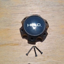 Helo custom wheel center cap, gloss black, part number S057L145 02