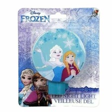 Disney Frozen LED Night Llight with Rotary Shade NEW Nightlight Anna and Elsa NU