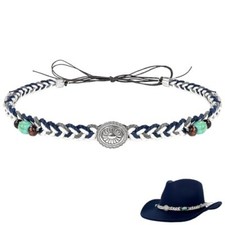 Sun Hat Band for Women, Summer Beach Wide Floppy Brim Hatbands Hat Belt,