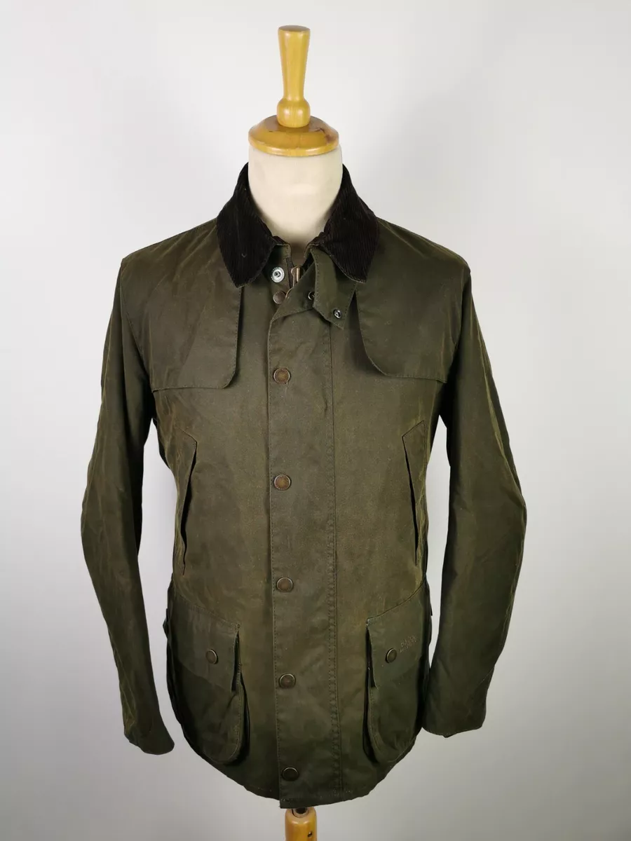 Green wax shop jacket