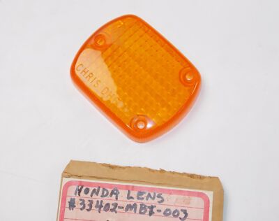 TURN SIGNAL INDICATOR BLINKER FLASHER LENS HONDA 1983-2014 Rebel 33402-MB1-003