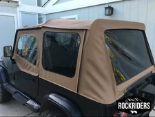 Premium Replacement Soft Top and Tinted Window For 1988-1995 Jeep Wrangler Spice
