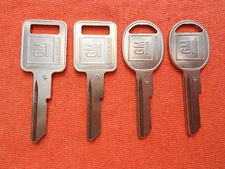 4 MONTE CARLO ELCAMINO LEMANS GM KEY BLANKS 70 74 78 82
