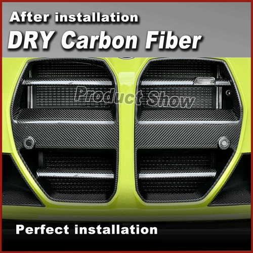 Für BMW G80 M3 G82 G83 M4 2021-2023 Carbon Front Kühlergrill Frontgrill Grill - Bild 11 von 14