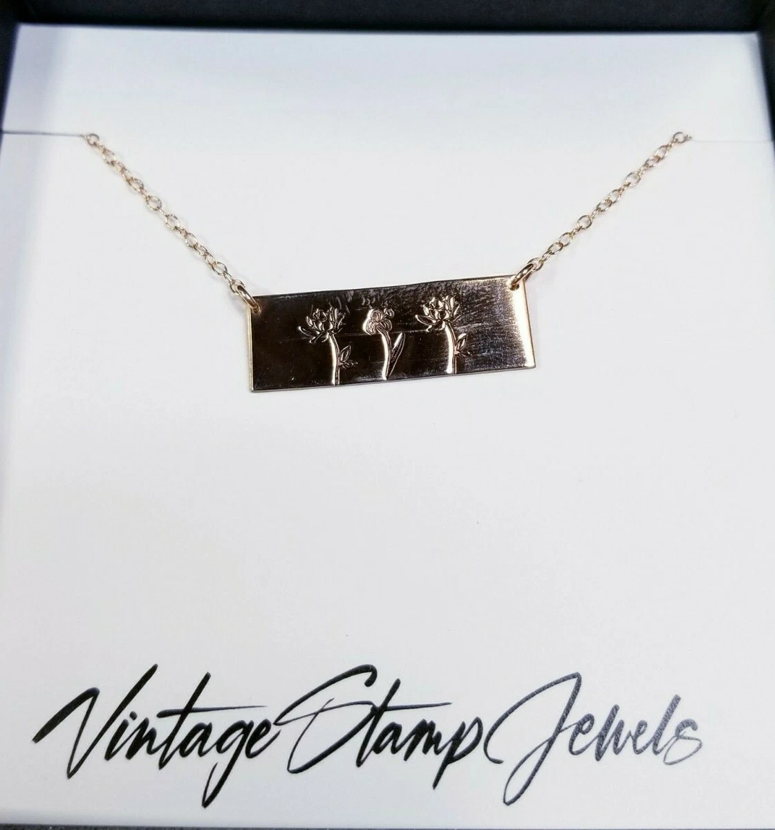 Vintage on sale stamp jewels