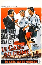 Tight spot Ginger Rogers vintage movie poster print 