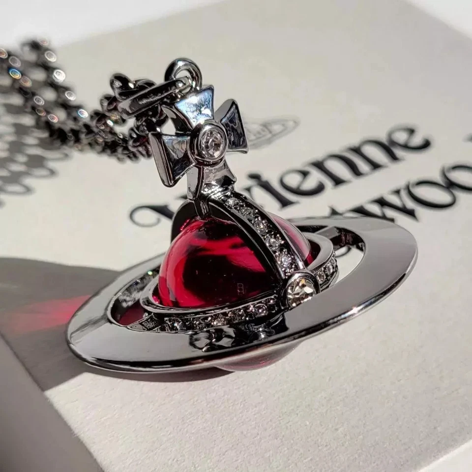 Vivienne Westwood kleine Kugel Halskette Anhänger 6,5 x 6 cm J2671