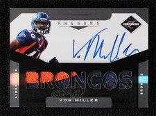 2011 Panini Limited Material Phenoms RC 53/299 Von Miller #202 Auto 6ed