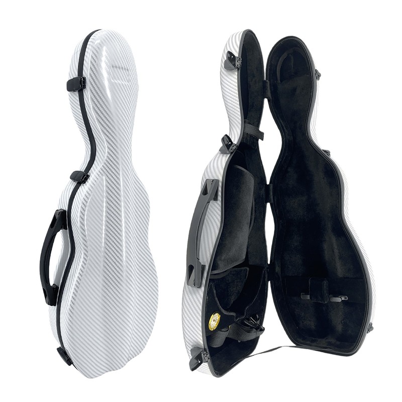 Carbon Fiber Violin Case 4/4 Violin Box Light strong Cases White Advanced