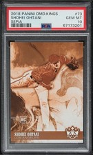 2018 Panini Diamond Kings Sepia Shohei Ohtani ROOKIE #73 PSA 10 GEM MINT SP