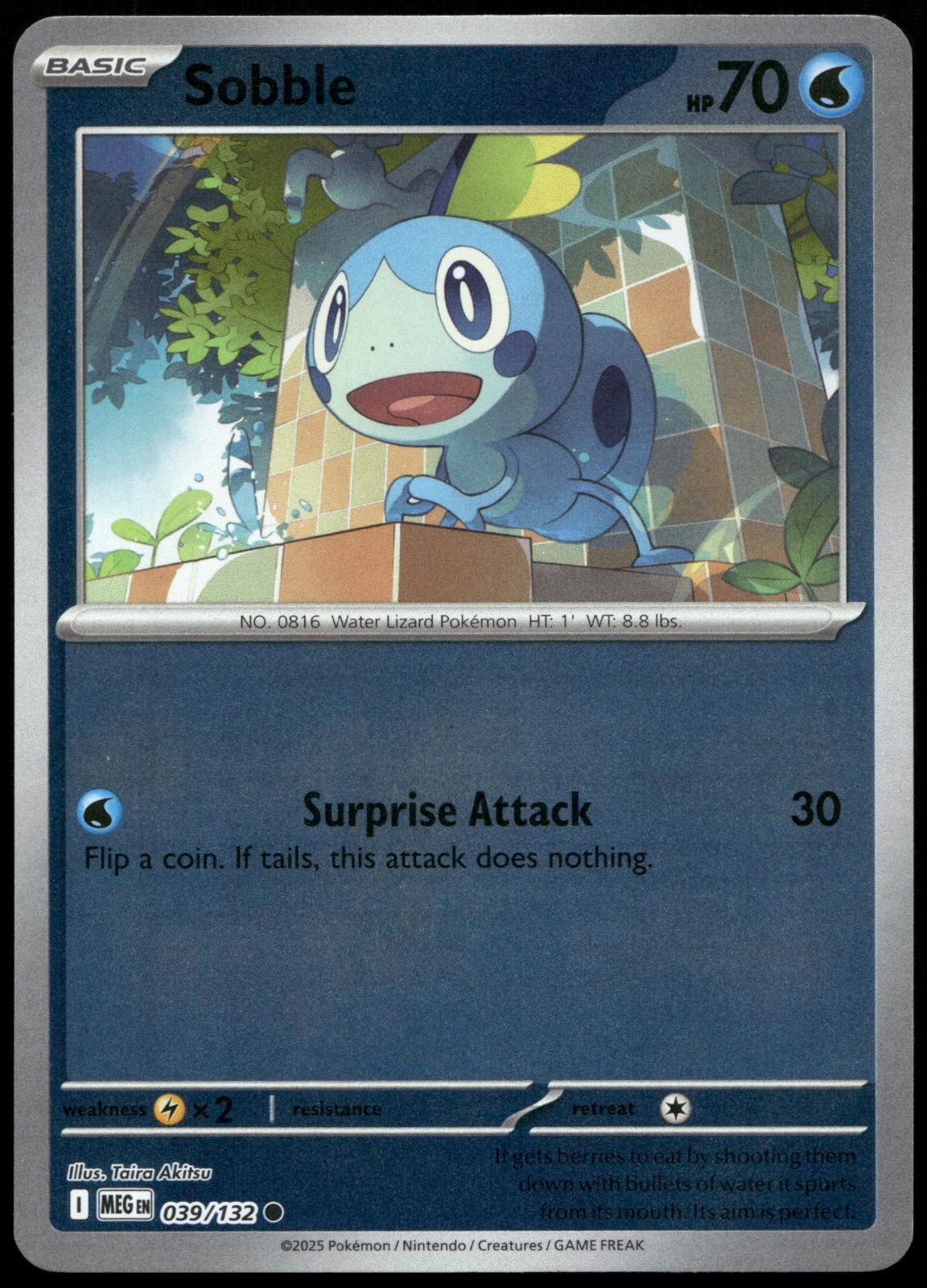 Sobble Reverse Holo Common ME01: Mega Evolution 039/132 NM