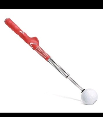 Einziehbarer Golfschwung Trainer Stick Korrektes Handgelenk Lehrmittel Anfänger Aufwärmen