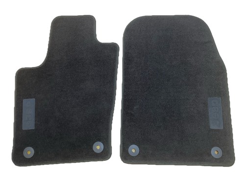 2015-2020 Jeep Grand Cherokee Front Carpet Floor Mats Black Set of 2 OEM VGUC
