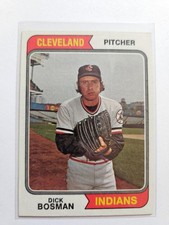 1974 TOPPS DICK BOSMAN #465 VG/EX