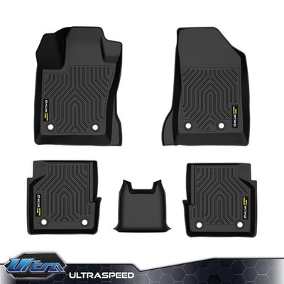 TPE Floor Mats Liners 3D Molded Fit For 2017-2025 Jeep Compass All Weather