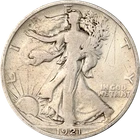 1921-D Walking Liberty Half - Scratches