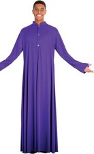 Dance Dress Body Wrappers M657 Purple Medium Adult Ballet Lace Tap Nylon Long S