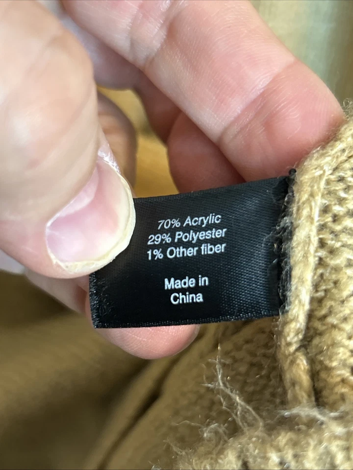 Suéter Pullover Lane Bryant Fair Isle para Mujer Talla Grande 18/20 Marrón Cuello Redondo Foto 4 de 4