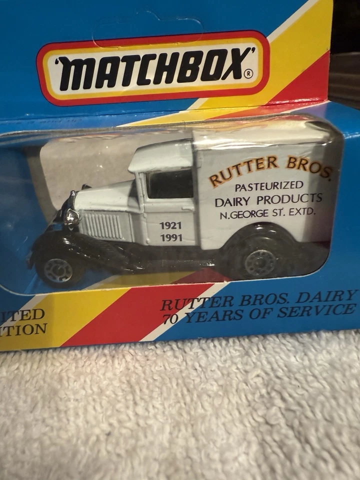 Matchbox Edición Limitada. Furgoneta Ford MB38 Modelo 'A' - Rutter Bros. - 1921-1991 Foto 4 de 4