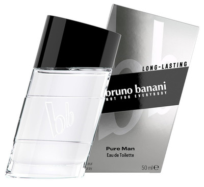 bruno banani PURE MAN Eau de Toilette EdT Spray holzig blumiger Herrenduft 50 ml