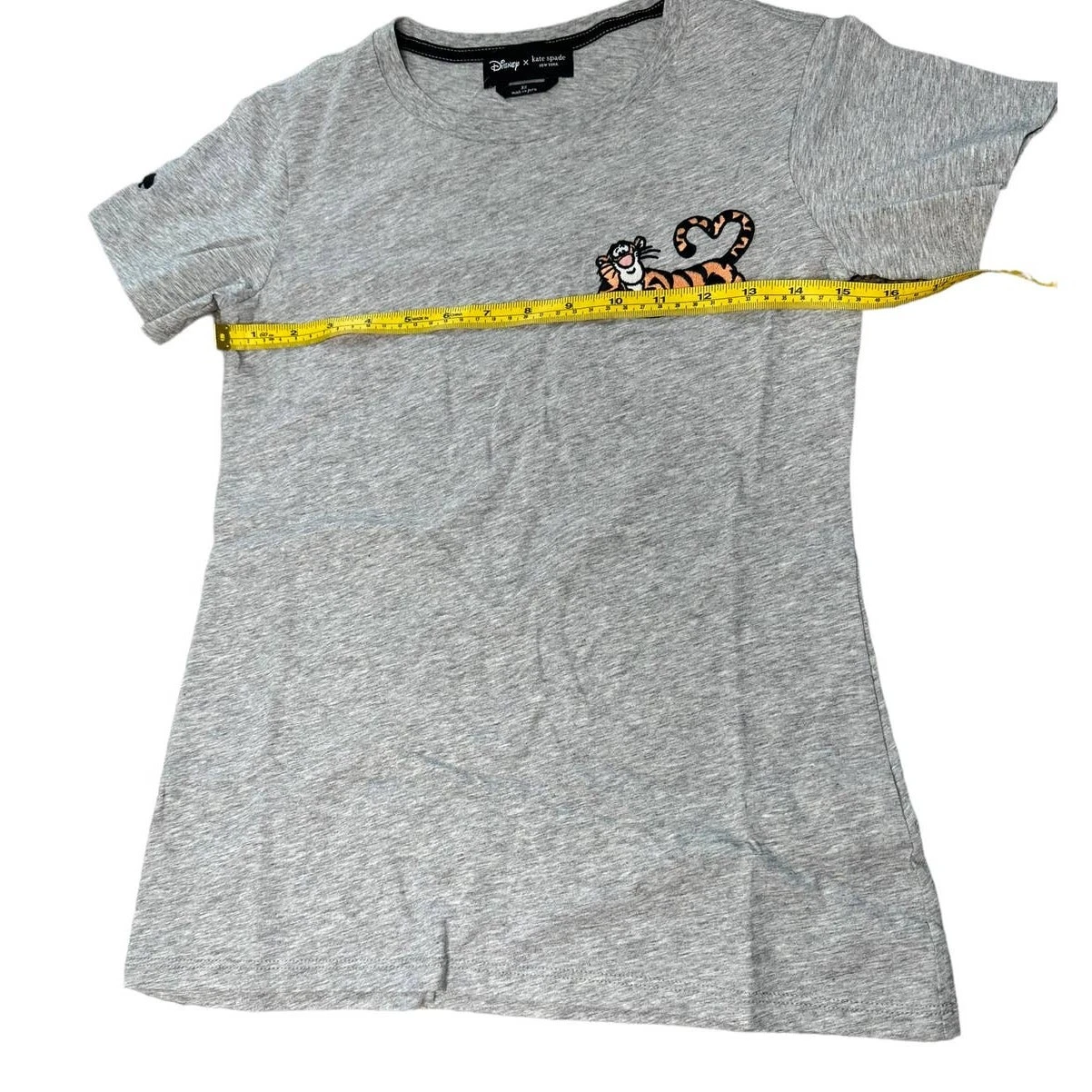 Kate Spade Disney Tigger T shirt XS Grey Melon