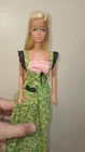 1971 Mattel Malibu Barbie Doll Made in Korea Version wearing BestBuy Dress #7416