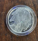 1 Oz 999 Silver Buffalo Round By High Land Mint In Capsule