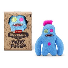Fuggler Funny Ugly Monster Hairy Fuggs Blue Sasquoosh 9" Plush
