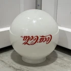 Vintage Coca-Cola Globe Shade For Ceiling Fan Or Light