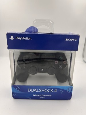 Official Sony PS4 DualShock 4 Wireless Controller Jet Black Used In Box
