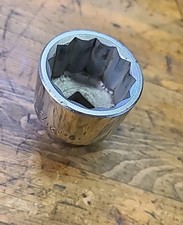 S-k Tools 40142 12 Drive 1-516 12pt Standard Chrome Socket - Made In Usa