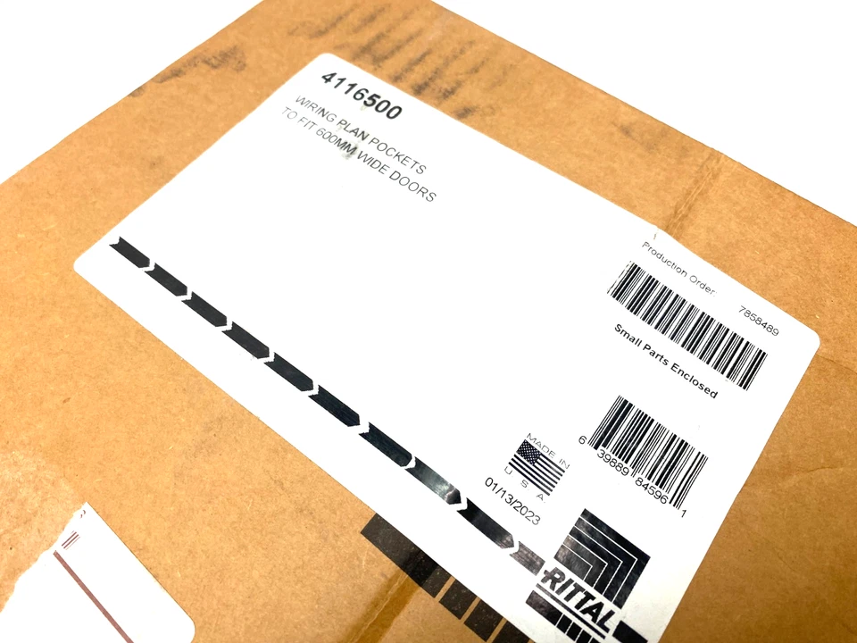 Rittal 4116500 Wiring Plan Pocket of Sheet Steel - Image 2 of 4