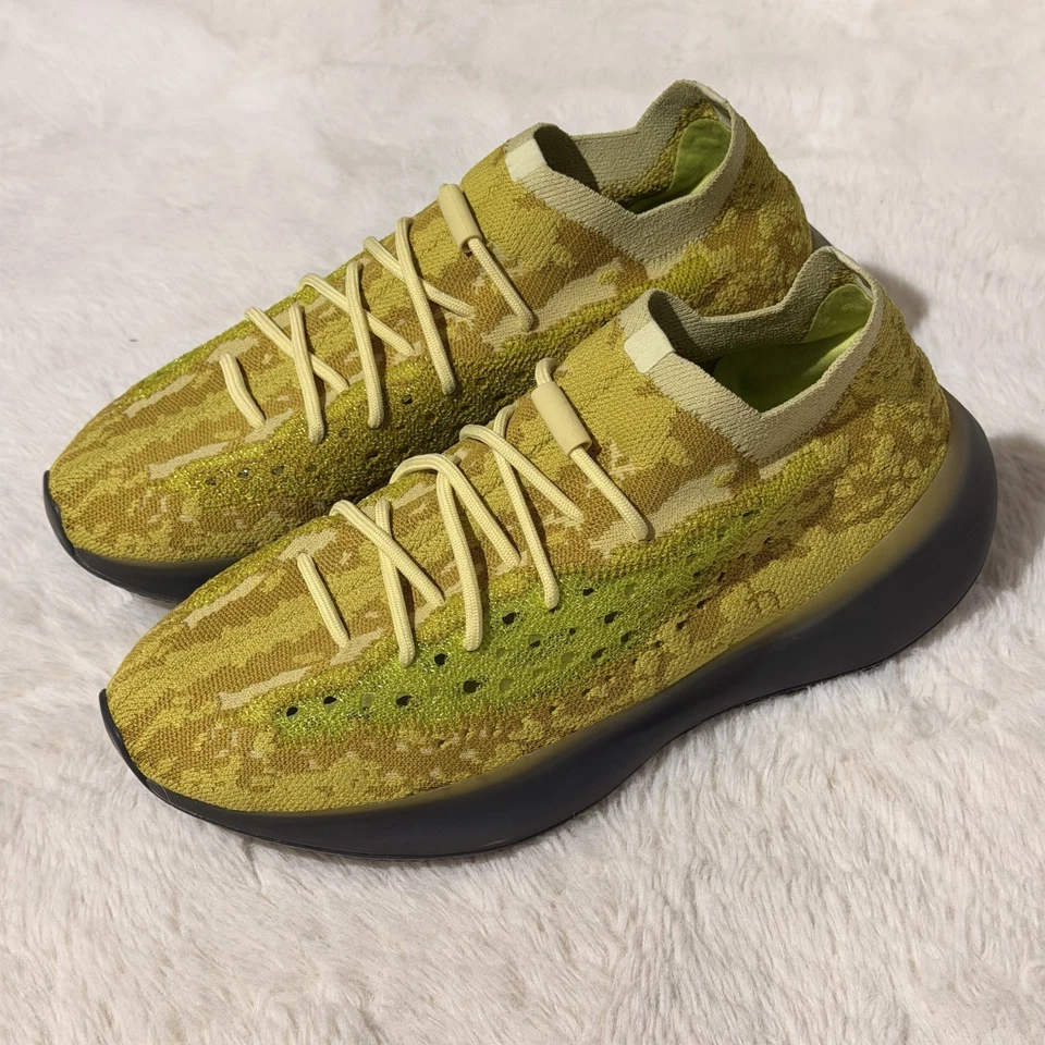 Tenis deportivos Adidas Yeezy Boost 380 Hylte verde brillante para hombre talla 11 Foto 2 de 4