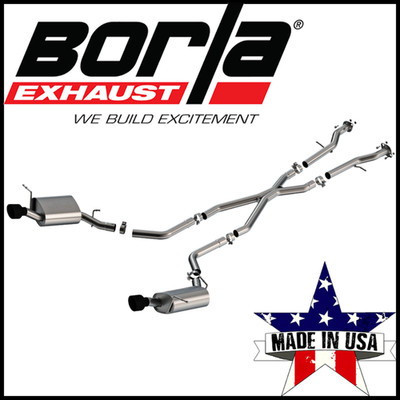 Borla S-Type 2.5'' Cat-Back Exhaust System fit 2011-2026 Dodge Durango 3.6L / R/T