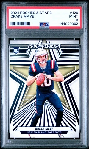 2024 PANINI ROOKIES & STARS #129 DRAKE MAYE ROOKIE RC PSA 9