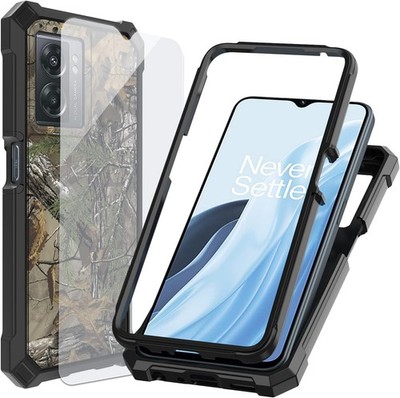 OnePlus Nord N300 5G Phone Case with Screen Protector, Heavy Duty Rugged Cover