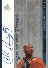 1999-00 SP Authentic Sign of the Times Autograph Al Harrington Indiana Pacers