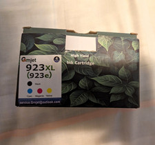 Gmjet 923XL 923e Compatible High Yield Ink 4-Pack BK/C/M/Y for HP -Remanufacte