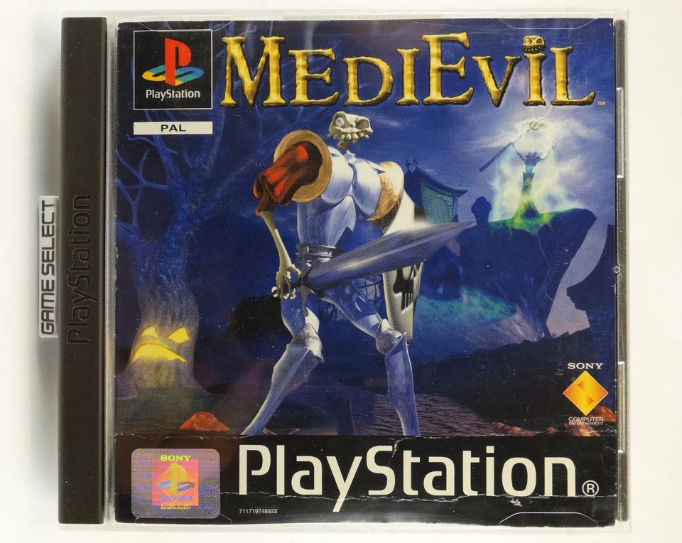 MEDIEVIL 1 PRIMA STAMPA BLACK LABEL PLAYSTATION 1 PS1 PAL ITALIANO con MANUALE, foto 1 di 5