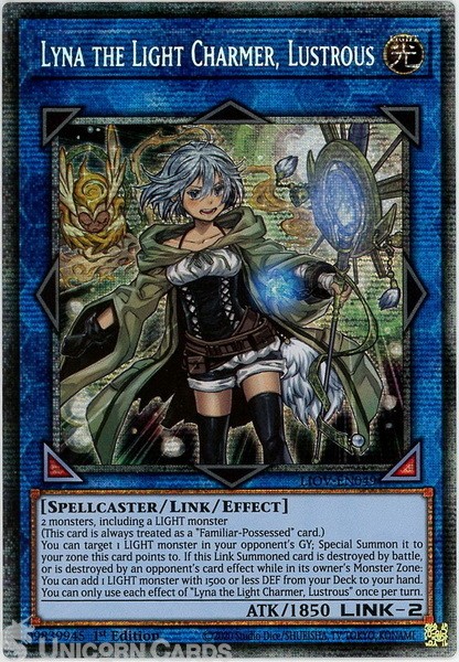 LIOV-EN049 Lyna the Light Charmer, Lustrous Starlight Rare 1st Edition Mint YuGi